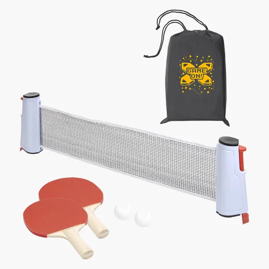 Fun On The Go Portable Table Tennis Game Set with Extendable Net — view 3