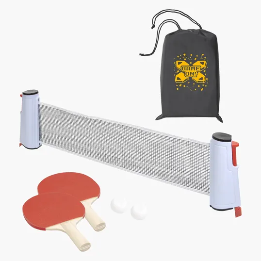 Fun On The Go Portable Table Tennis Game Set with Extendable Net — view 2