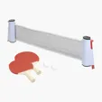 Fun On The Go Portable Table Tennis Game Set with Extendable Net