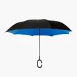 Shed Rain™ UnbelievaBrella® 48" Reverse-Close Manual Stick Umbrella — view 38