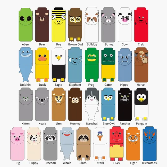 Paws N Claws® Magneticmark Die-Cut Animal Bookmark — view 8