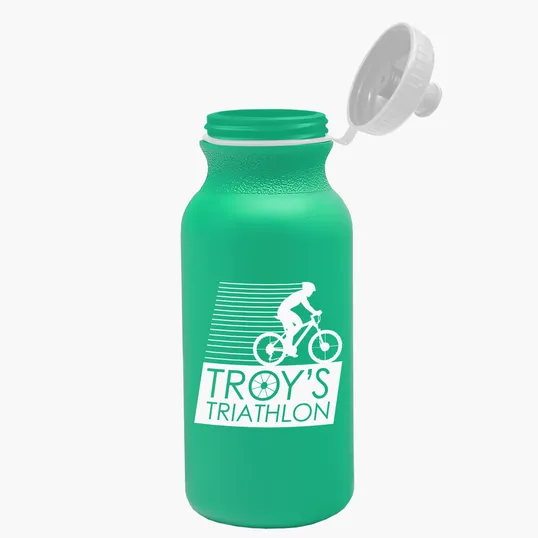 Garyline® Omni Bike Bottle with Tethered Push-Pull Lid, 20 oz. — view 100