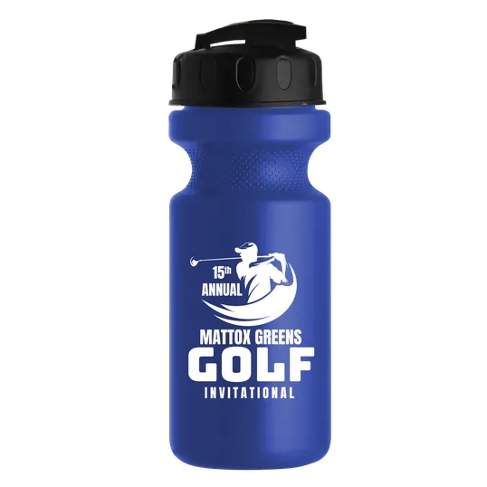 Garyline® Recycled Bike Bottle with Flip-Top Lid, 22 oz. — view 260
