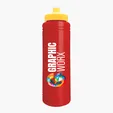 Garyline® Slim Line Bottle with Push-Pull Lid, 25 oz. — view 209