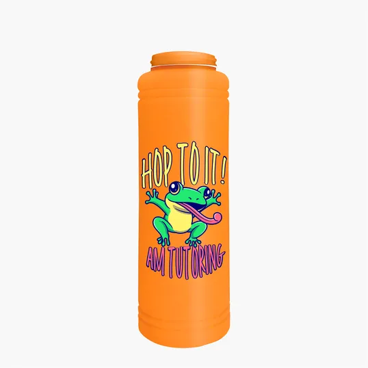 Garyline® Slim Line Bottle with Tethered Push-Pull Lid, 25 oz. — view 34