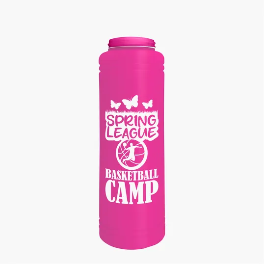 Garyline® Slim Line Bottle with Tethered Push-Pull Lid, 25 oz. — view 25