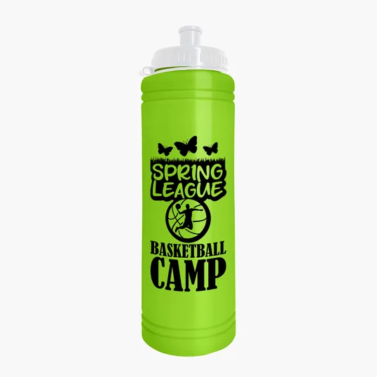 Garyline® Slim Line Bottle with Tethered Push-Pull Lid, 25 oz. — view 15