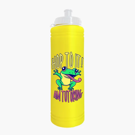 Garyline® Slim Line Bottle with Tethered Push-Pull Lid, 25 oz. — view 23