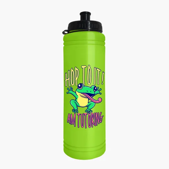 Garyline® Slim Line Bottle with Tethered Push-Pull Lid, 25 oz. — view 28