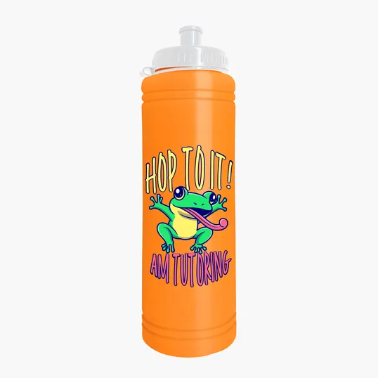 Garyline® Slim Line Bottle with Tethered Push-Pull Lid, 25 oz. — view 17