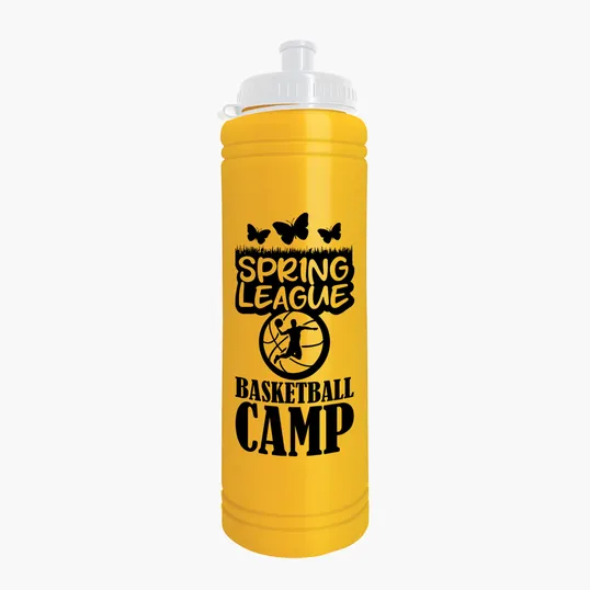 Garyline® Slim Line Bottle with Tethered Push-Pull Lid, 25 oz. — view 11