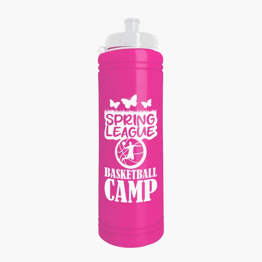 Garyline® Slim Line Bottle with Tethered Push-Pull Lid, 25 oz. — view 13