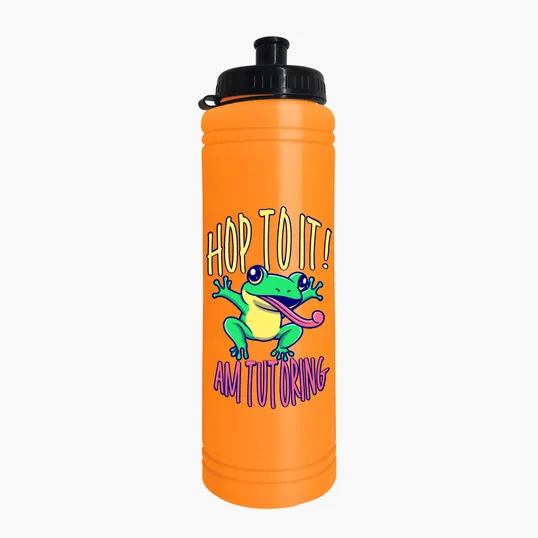 Garyline® Slim Line Bottle with Tethered Push-Pull Lid, 25 oz. — view 32