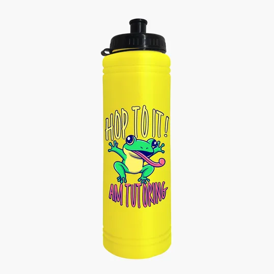 Garyline® Slim Line Bottle with Tethered Push-Pull Lid, 25 oz. — view 49