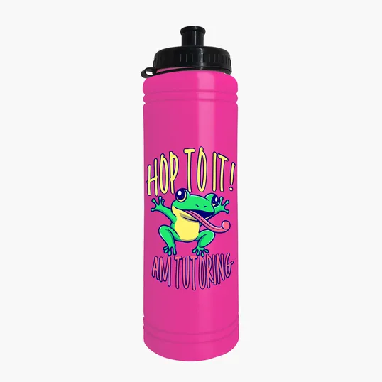 Garyline® Slim Line Bottle with Tethered Push-Pull Lid, 25 oz. — view 24