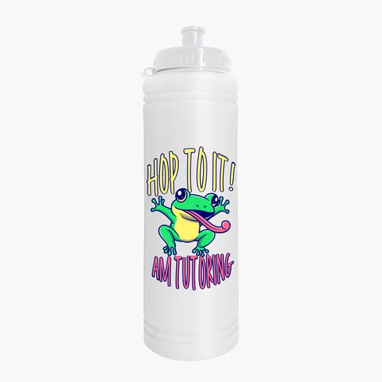 Garyline® Slim Line Bottle with Tethered Push-Pull Lid, 25 oz. — view 10