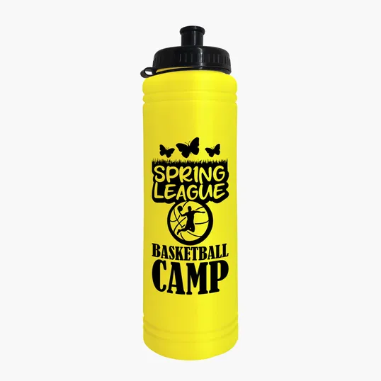 Garyline® Slim Line Bottle with Tethered Push-Pull Lid, 25 oz. — view 48