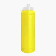 Garyline® Slim Line Bottle with Tethered Push-Pull Lid, 25 oz. — view 64