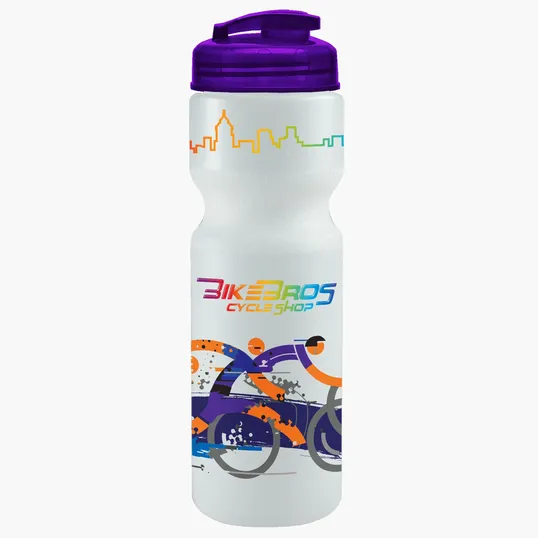 Garyline® Bike Bottle with Flip-Top Lid - 28 oz. — view 28