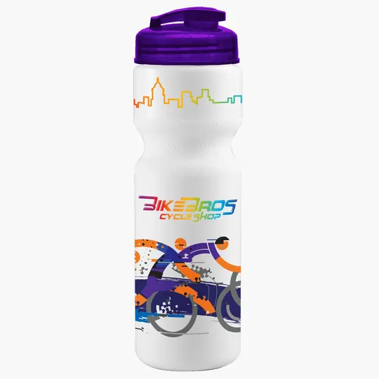 Garyline® Bike Bottle with Flip-Top Lid - 28 oz. — view 29