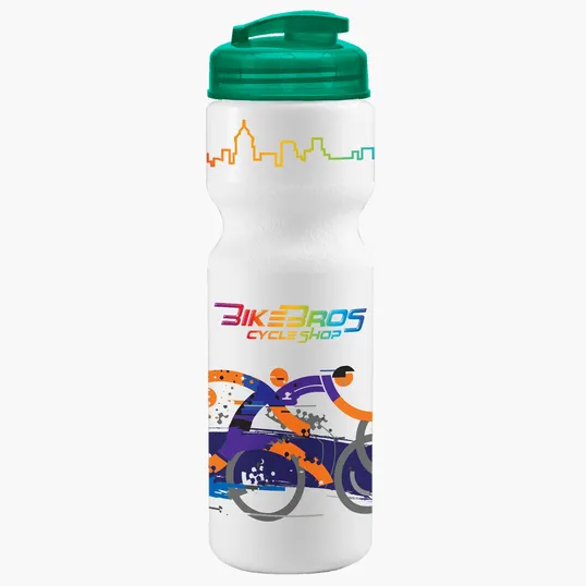 Garyline® Bike Bottle with Flip-Top Lid - 28 oz. — view 26