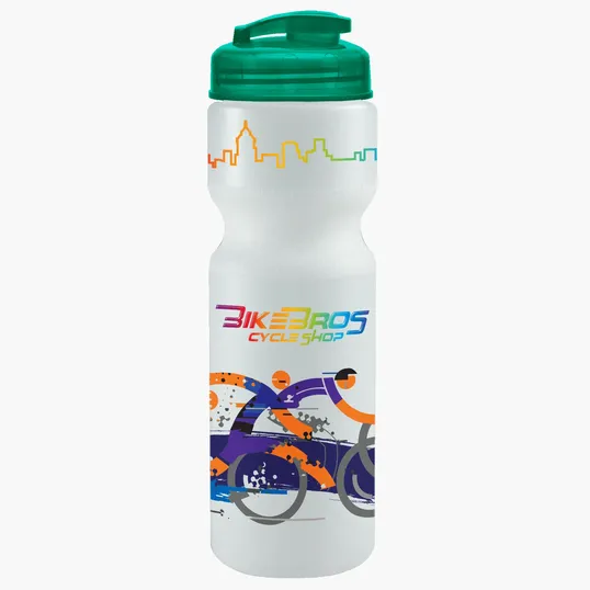 Garyline® Bike Bottle with Flip-Top Lid - 28 oz. — view 27