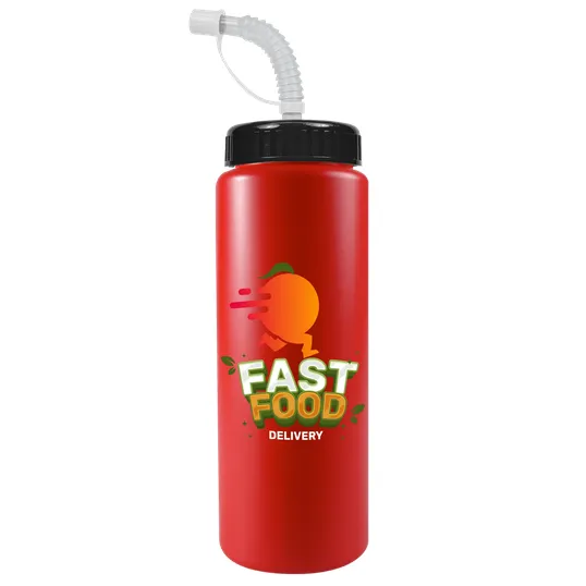 Garyline® Quart Sport Bottle with Straw Lid, 32 oz. — view 82