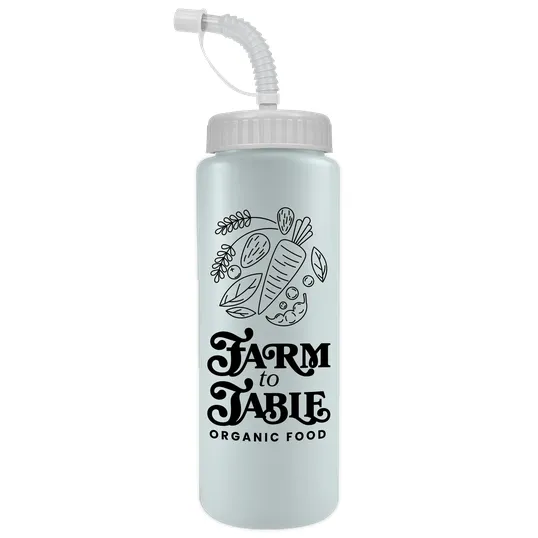 Garyline® Quart Sport Bottle with Straw Lid, 32 oz. — view 65
