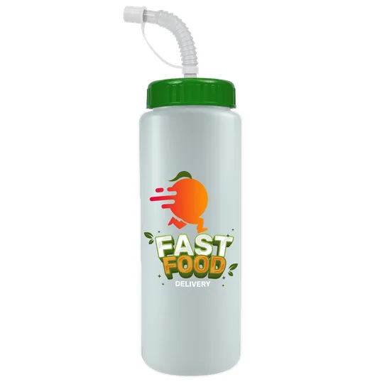 Garyline® Quart Sport Bottle with Straw Lid, 32 oz. — view 74