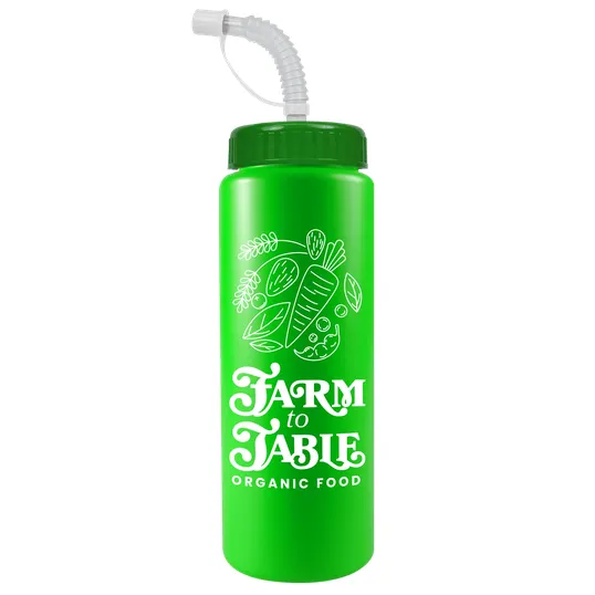 Garyline® Quart Sport Bottle with Straw Lid, 32 oz. — view 94