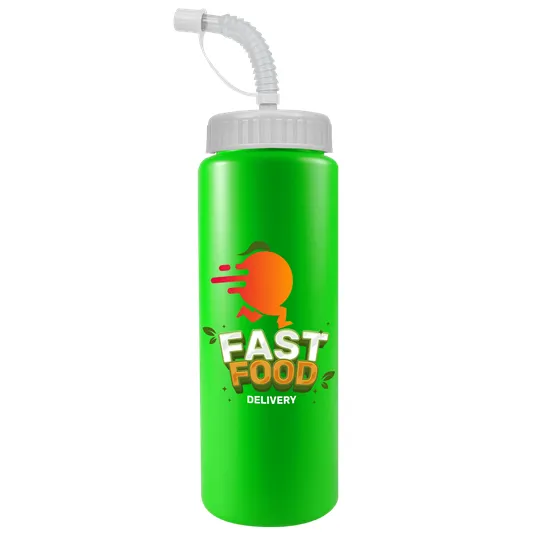 Garyline® Quart Sport Bottle with Straw Lid, 32 oz. — view 67