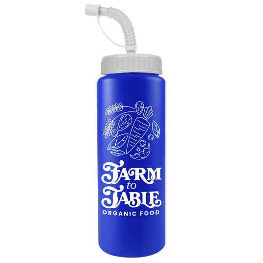 Garyline® Quart Sport Bottle with Straw Lid, 32 oz. — view 70