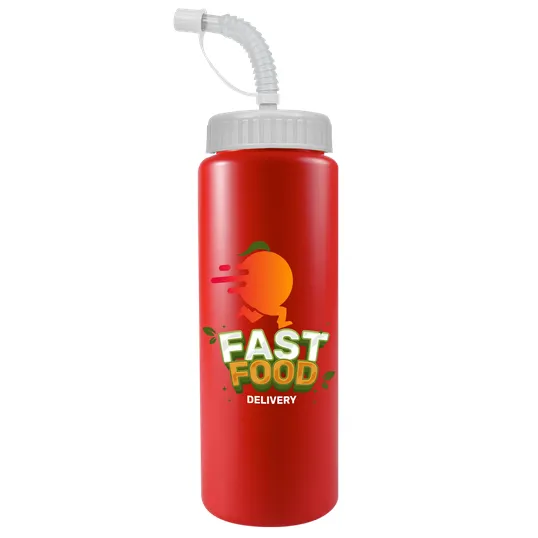 Garyline® Quart Sport Bottle with Straw Lid, 32 oz. — view 69
