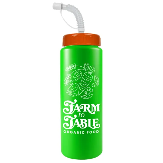 Garyline® Quart Sport Bottle with Straw Lid, 32 oz. — view 91