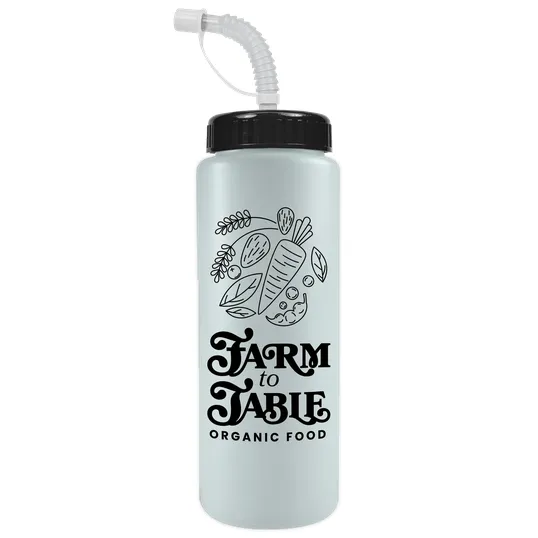 Garyline® Quart Sport Bottle with Straw Lid, 32 oz. — view 75