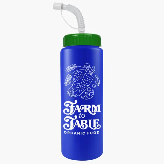 Garyline® Quart Sport Bottle with Straw Lid, 32 oz. — view 102