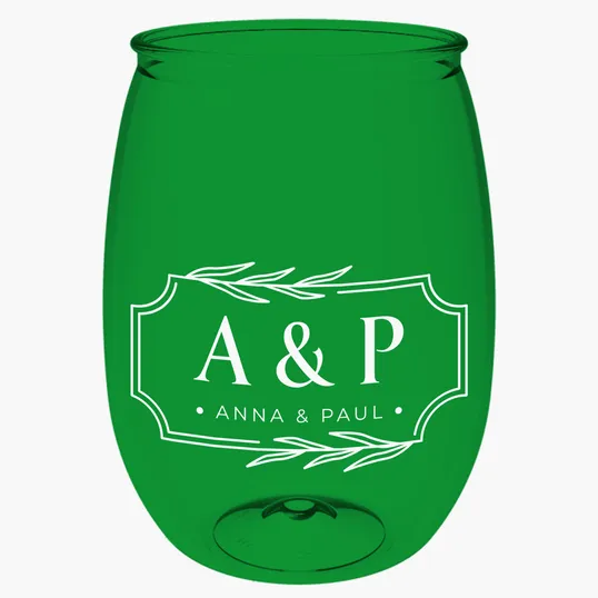Garyline® 16 oz. Plastic Wineglass — view 9