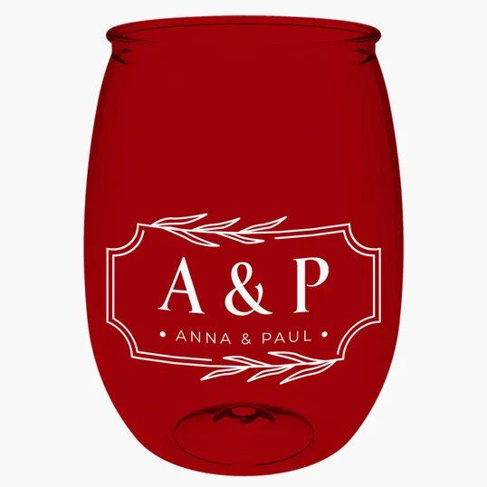 Garyline® 16 oz. Plastic Wineglass — view 6