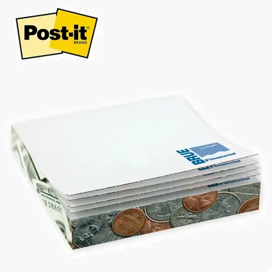 Post-it® Custom Printed Notes Slim Cube — view 3