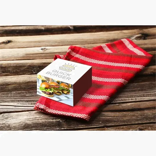 Post-it® Custom Printed Notes Half Cube — view 3