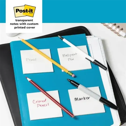 Post-it® Transparent Notes + Arrow Flags in Custom Cover — view 2