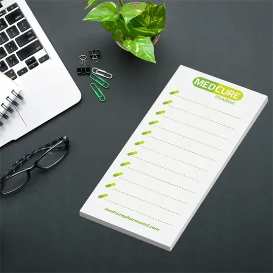 Post-it® Custom Printed Notepad, 2 3/4" x 6" — view 2