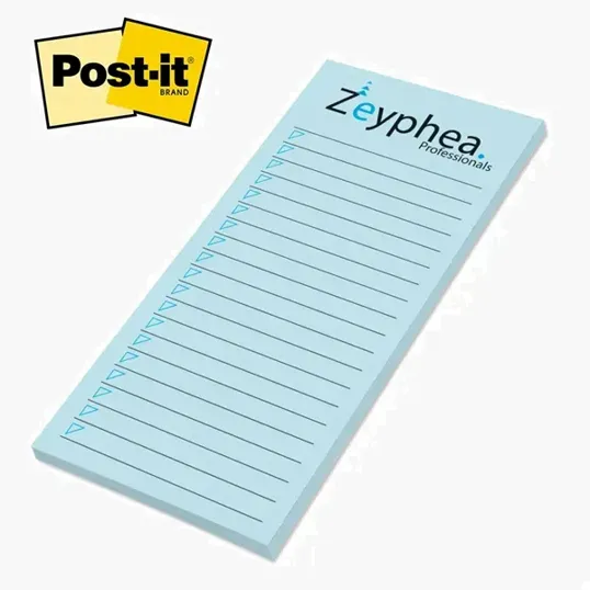 Post-it® Custom Printed Notepad, 2 3/4" x 6"