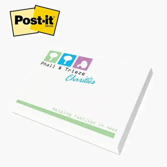 Post-it® Custom Printed Notepad - 3" x 4" — view 2