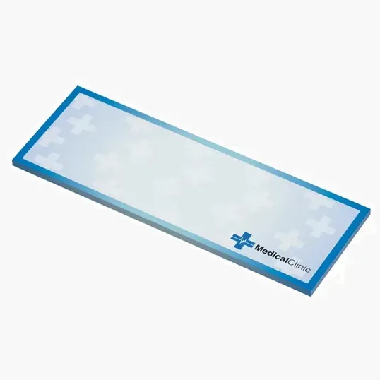 Post-it® Custom Printed Dynamic Notes, 3 x 8, 50-Sheet Pad