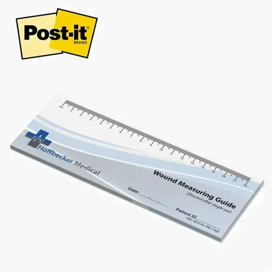 Post-it® Custom Printed Notepad, 3" x 8" — view 3