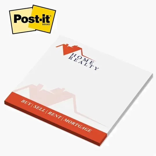 Post-it® Custom Printed Notepad, 4 x 4 Inches