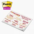 Post-it® Custom Printed Super Sticky Notepad, 6" x 8"