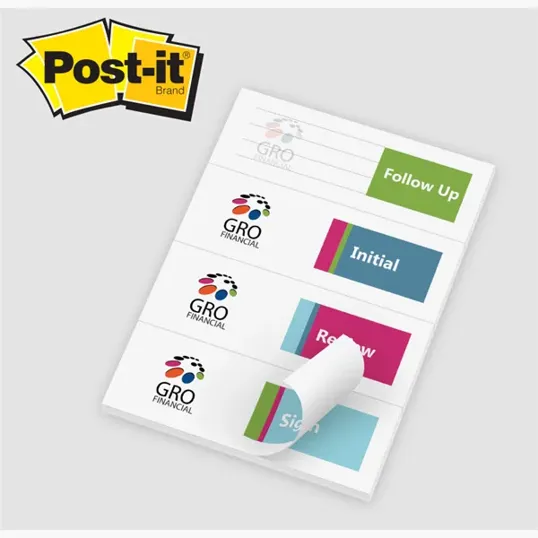 Post-it® Custom Printed Page Markers, 200 Count