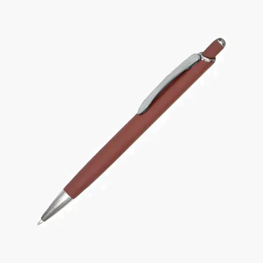 Ashton Metal Retractable Ballpoint Pen with Gun Metal Trim — view 5